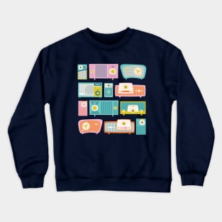 Vintage Radios Crewneck Sweatshirt